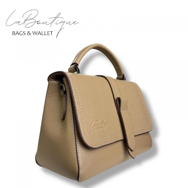 %100 Deri Lb Çanta D-2300 Bisküvi
