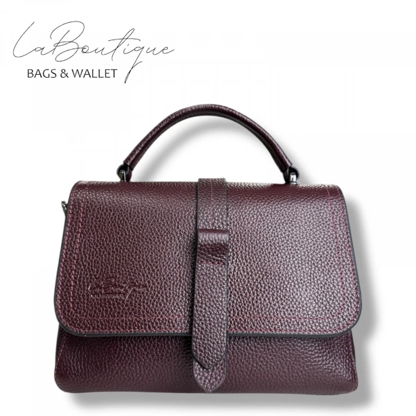 %100 Deri Lb Çanta D-2300 Bordo