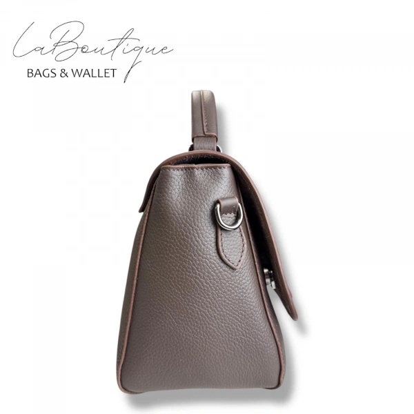 %100 Deri Lb Çanta D-2300 Kahve