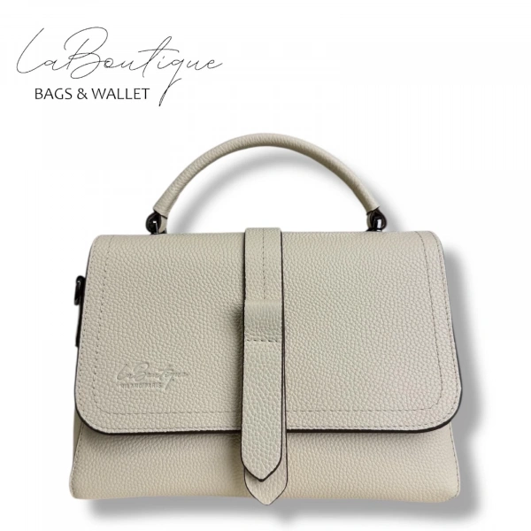 %100 Deri Lb Çanta D-2300 Krem
