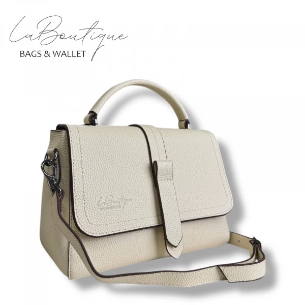 %100 Deri Lb Çanta D-2300 Krem