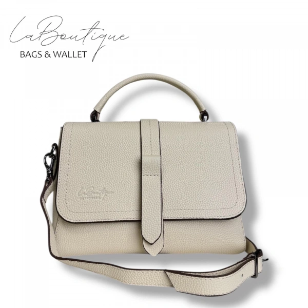 %100 Deri Lb Çanta D-2300 Krem