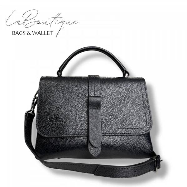 %100 Deri Lb Çanta D-2300 Siyah