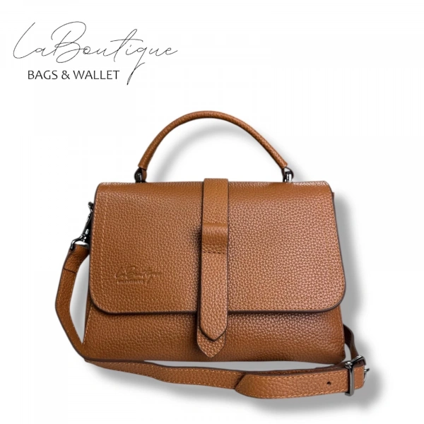 %100 Deri Lb Çanta D-2300 Taba