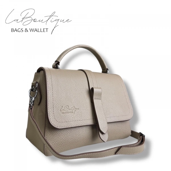 %100 Deri Lb Çanta D-2300 Vizon
