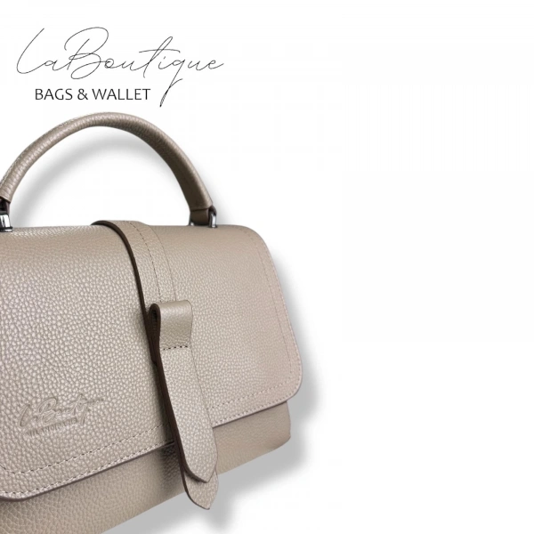 %100 Deri Lb Çanta D-2300 Vizon