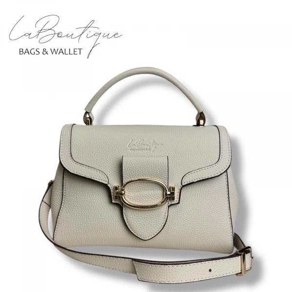 %100 Deri Lb Çanta D-2400 Krem