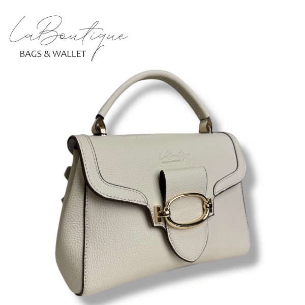 %100 Deri Lb Çanta D-2400 Krem