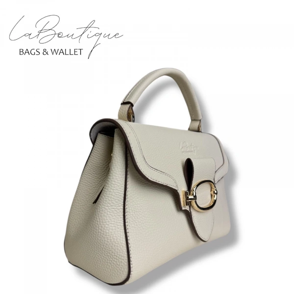 %100 Deri Lb Çanta D-2400 Krem