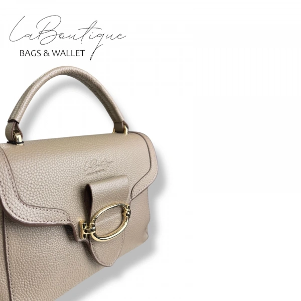 %100 Deri Lb Çanta D-2400 Vizon