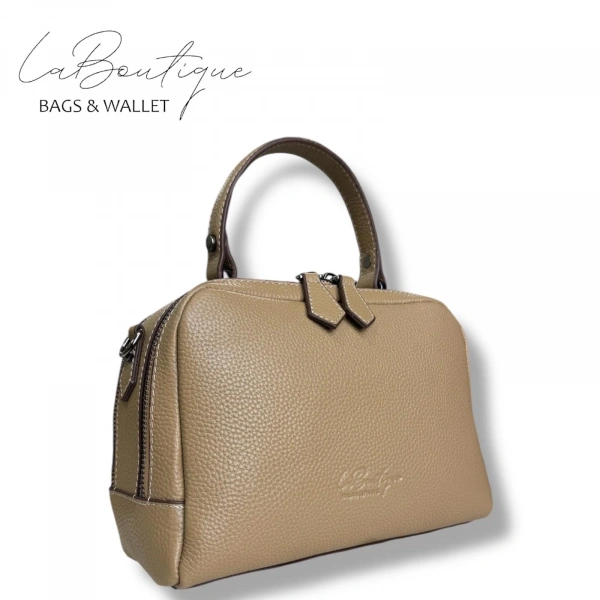 %100 Deri Lb Çanta D-2500 Bisküvi