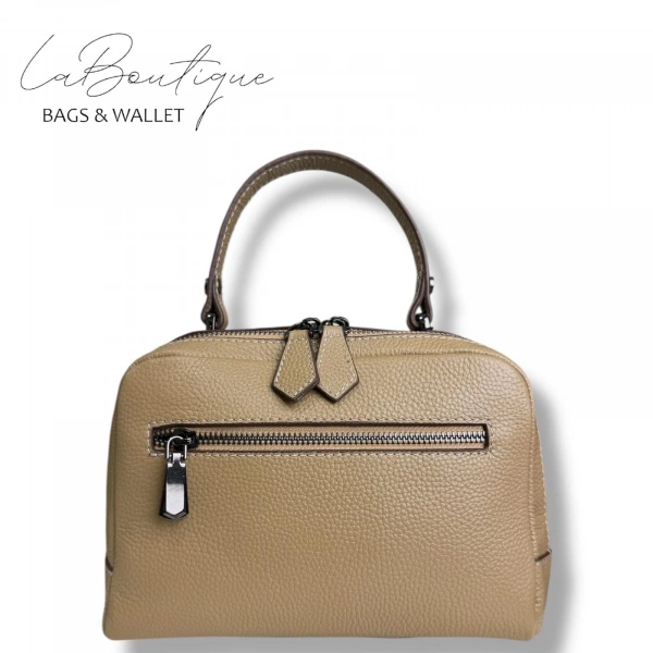 %100 Deri Lb Çanta D-2500 Bisküvi