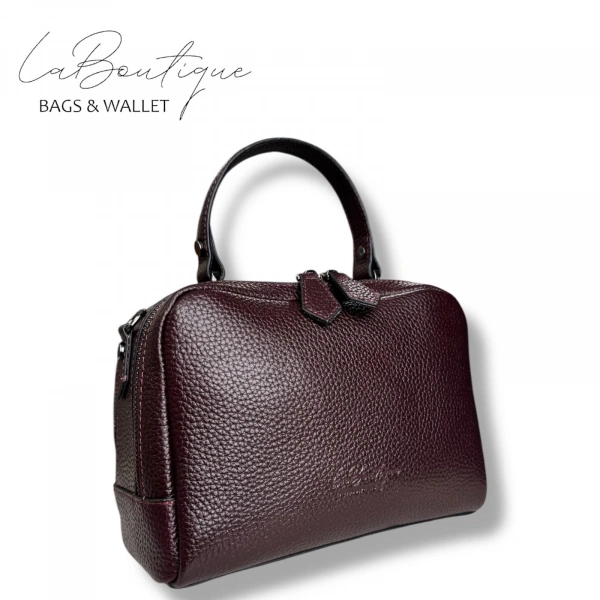 %100 Deri Lb Çanta D-2500 Bordo