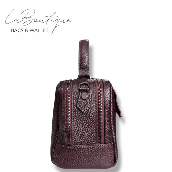 %100 Deri Lb Çanta D-2500 Bordo