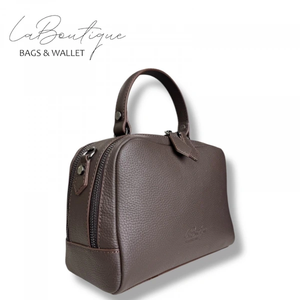 %100 Deri Lb Çanta D-2500 Kahve
