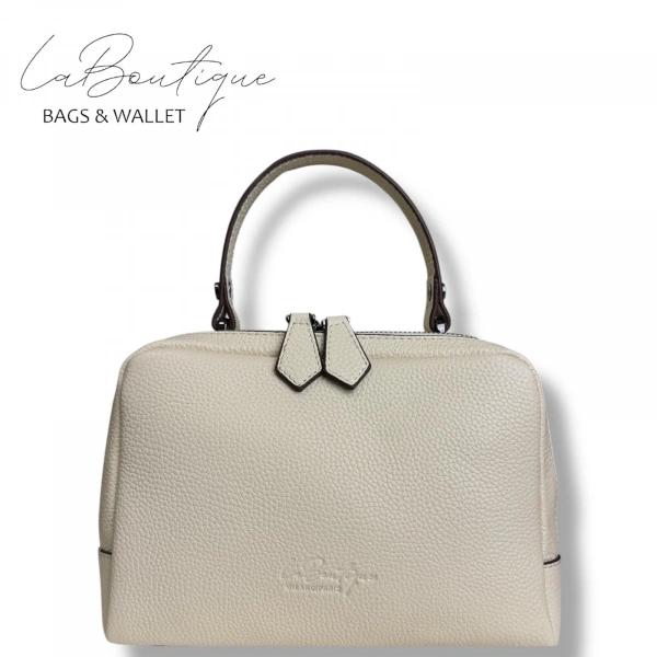 %100 Deri Lb Çanta D-2500 Krem