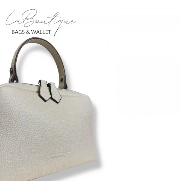%100 Deri Lb Çanta D-2500 Krem