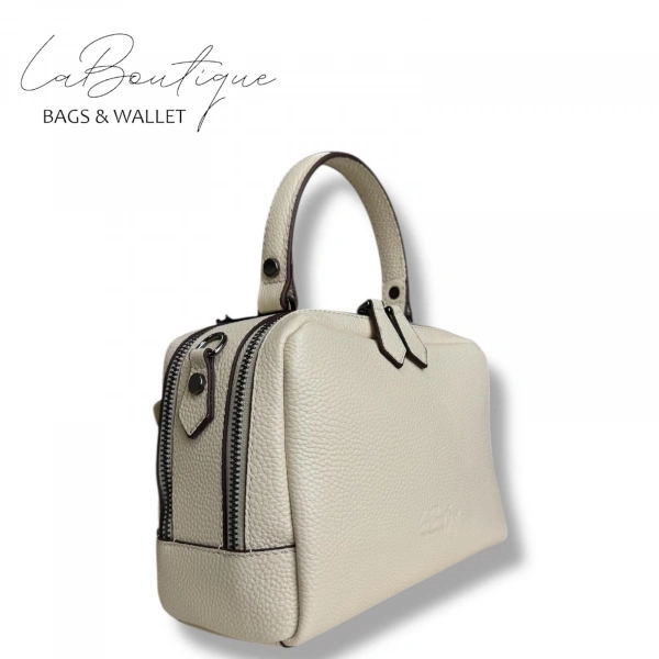%100 Deri Lb Çanta D-2500 Krem
