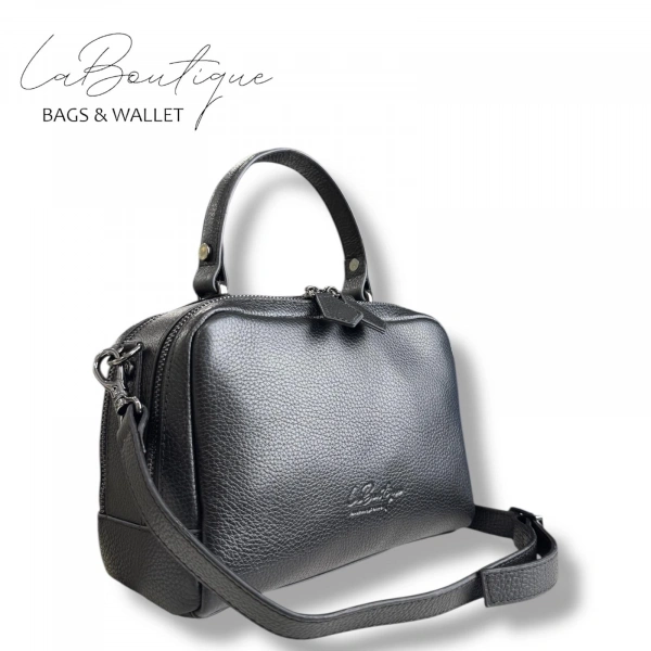 %100 Deri Lb Çanta D-2500 Siyah
