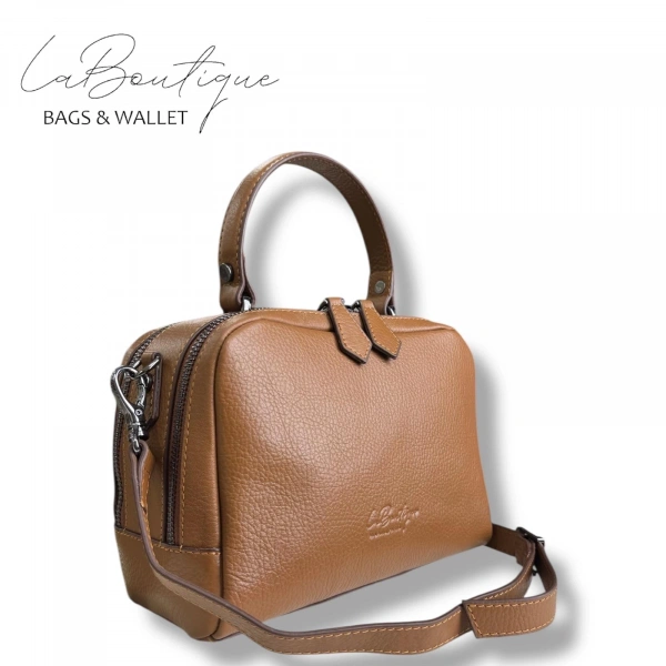 %100 Deri Lb Çanta D-2500 Taba