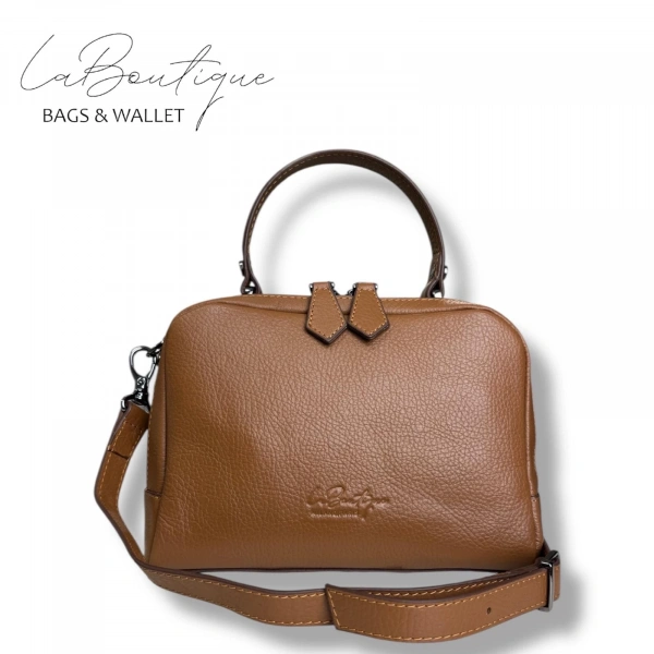 %100 Deri Lb Çanta D-2500 Taba