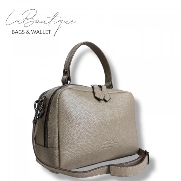 %100 Deri Lb Çanta D-2500 Vizon