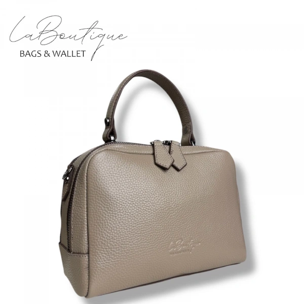 %100 Deri Lb Çanta D-2500 Vizon