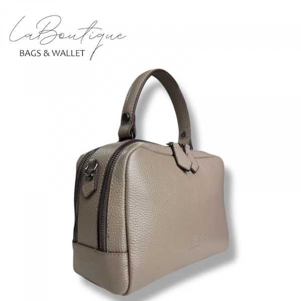 %100 Deri Lb Çanta D-2500 Vizon