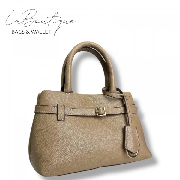 %100 Deri Lb Çanta D-2750 Bisküvi