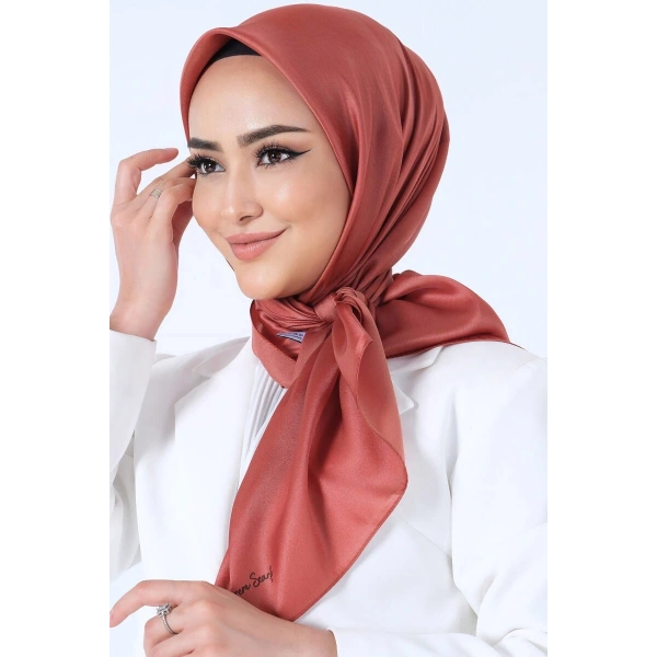 V-56 Kristal Saten Eşarp