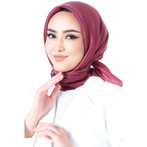 V-35 Kristal Saten Eşarp