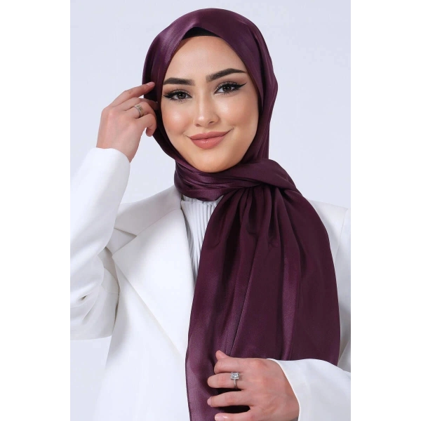 V-27 Kristal Saten Eşarp