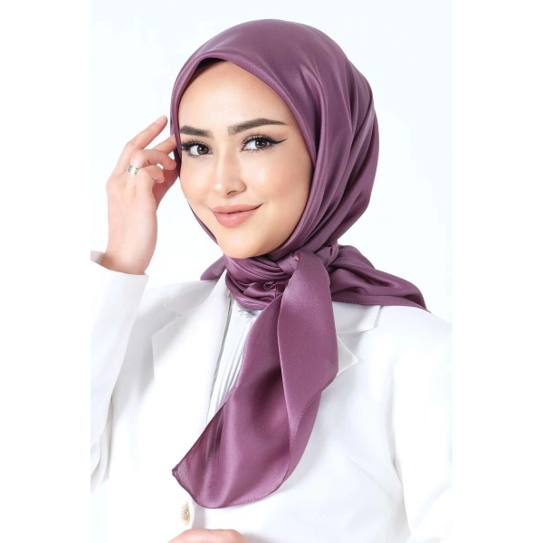 V-28 Kristal Saten Eşarp