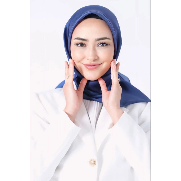 V-6 Kristal Saten Eşarp