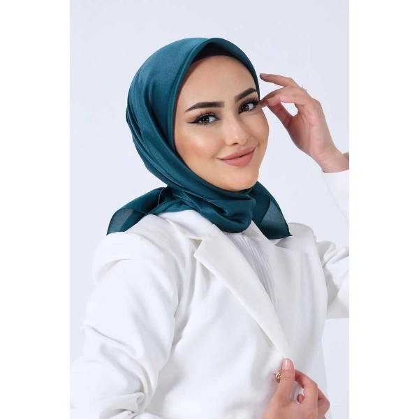 V-15 Kristal Saten Eşarp