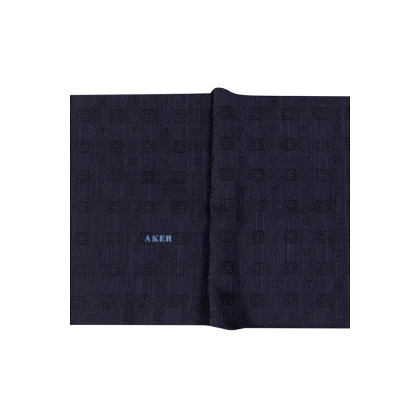 Aker Logolu İpek Koton Jakar Şal