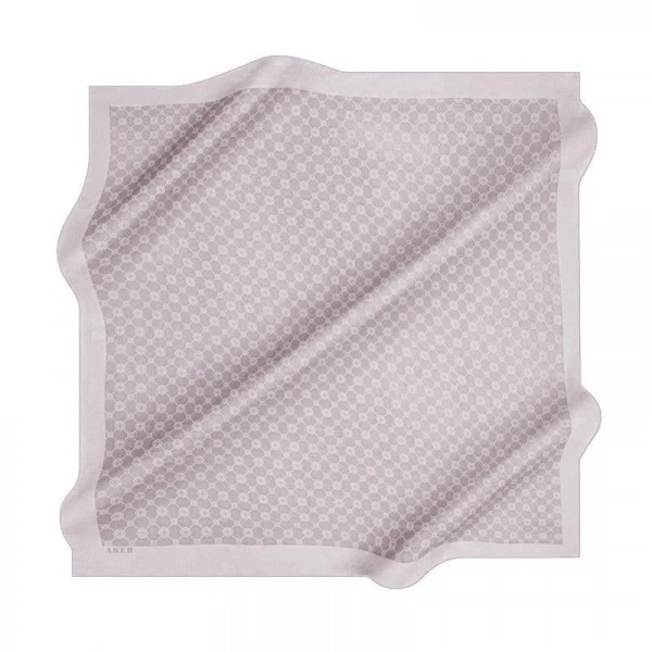 Gül Kurusu 100X100 Elegance Monogram Eşarp