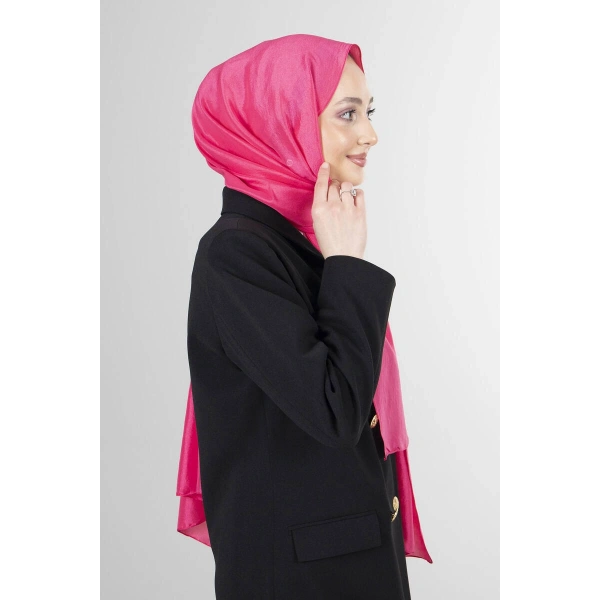 Açık Fuşya Brisa Vual Şal