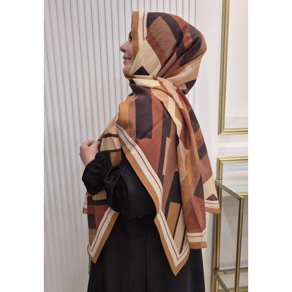 BENETTON ŞAL FIORE KARAMEL