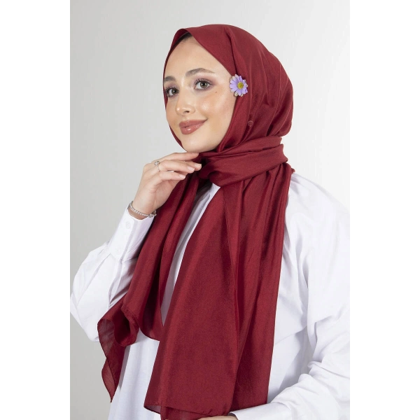 Bordo Brisa Vual Şal