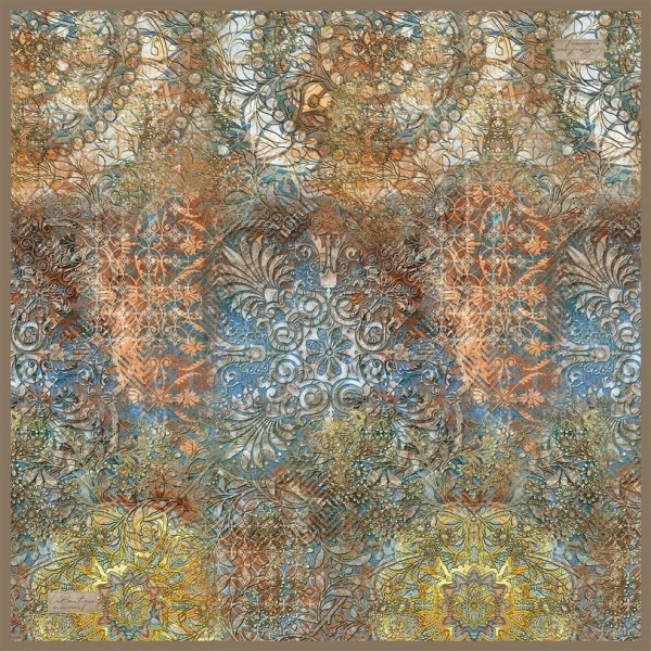 Güz | Yaz Serinliği Eşarp 2410-01 90x90