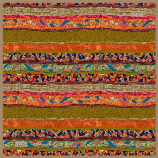 Güz | Yaz Serinliği Eşarp 2416-01 90x90