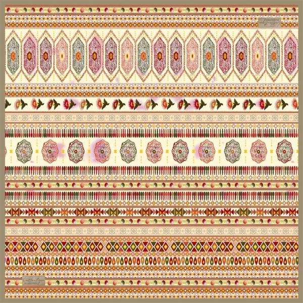 Güz | Yaz Serinliği Eşarp 2420-03 90x90