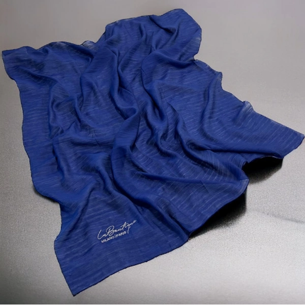 Herbal Bitkisel Eşarp Gece Mavisi