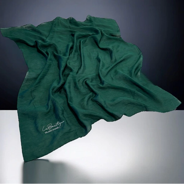 Herbal Bitkisel Eşarp Zümrüt Yeşili