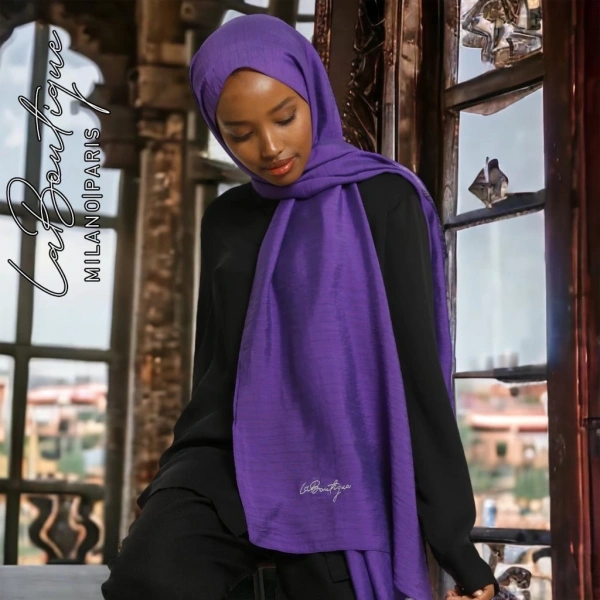 Herbal Bitkisel Eşarp Leylak