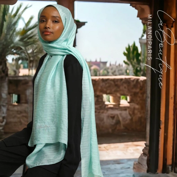 Herbal Bitkisel Eşarp Su Yeşili