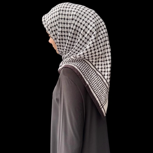 Kefiye Eşarp 90x90 Soft Pamuk