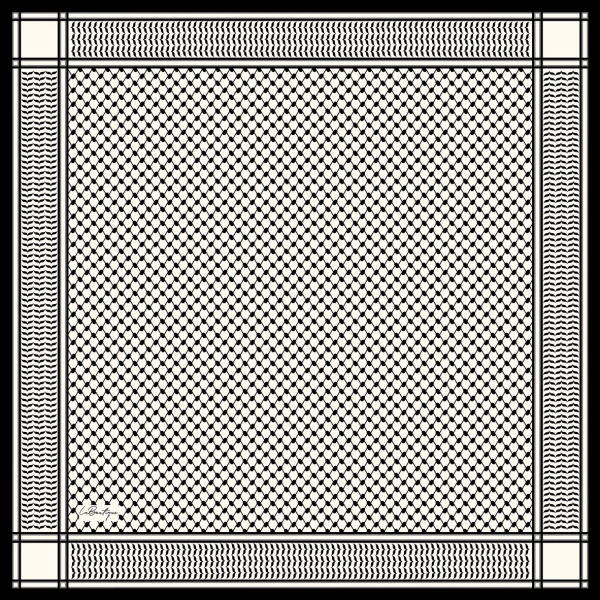 Kefiye Eşarp 90x90 Soft Pamuk