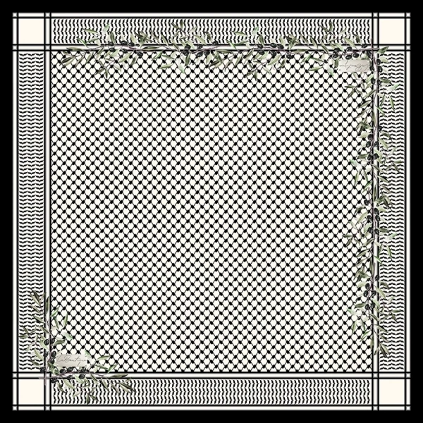 Kefiye Eşarp F103 90x90 Soft Pamuk